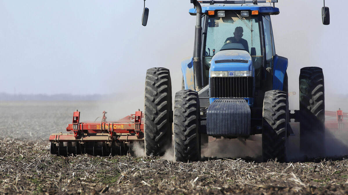 An Illinois corn and soybean farmer cultivates his field in preparation for spring planting. Farm accidents are the second leading cause of workplace fatalities.
