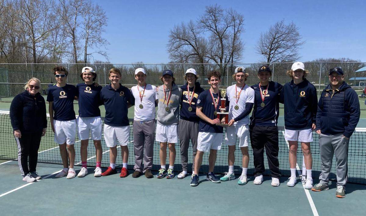 O’Fallon’s No. 1, No. 2 and No. 3 doubles teams won their flights at the Robert Logan Memorial Doubles Tournament in Alton. As a team, the Panthers finished second and were three points behind Dunlap, which placed first.
