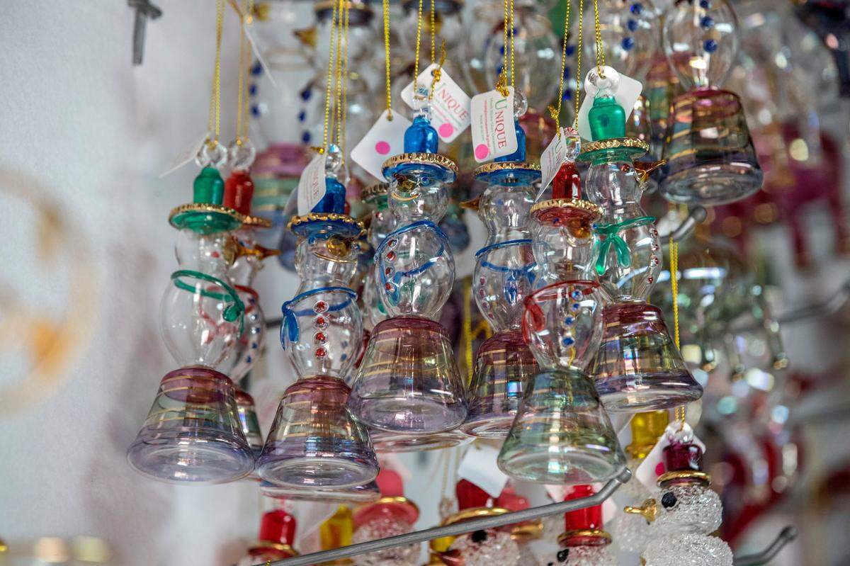 Unique Gifts will be selling their mouth blown ornaments at the annual Christkindlmarkt in downtown Belleville. The market opens shortly before the Santa Parade Friday, Nov. 29, at the Public Square in downtown Belleville and continues through Dec. 23.