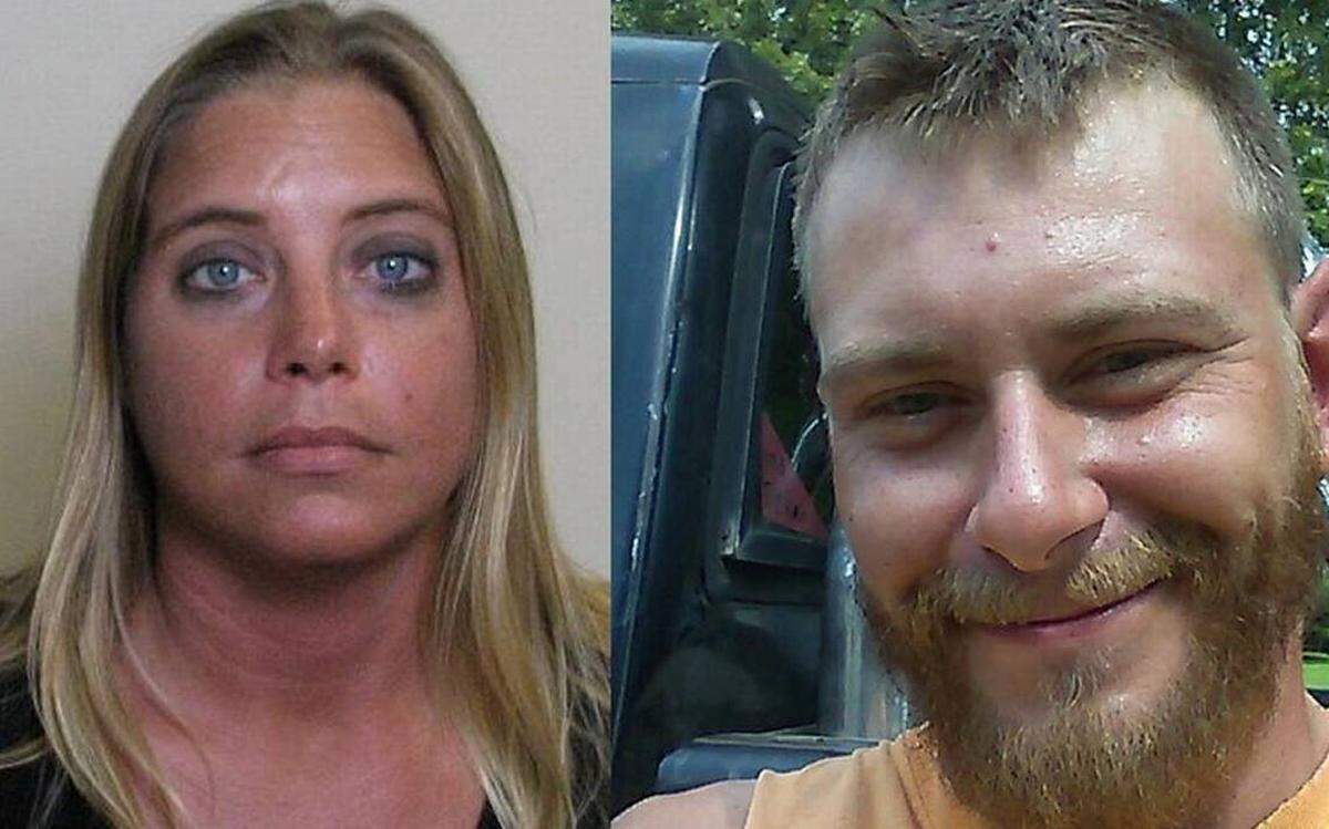 Christy Cummins (left) is accused of striking Josh Doerr (right) while he was on the side of the road talking to his sister. Police say Cummins was drunk at the time of the crash.
