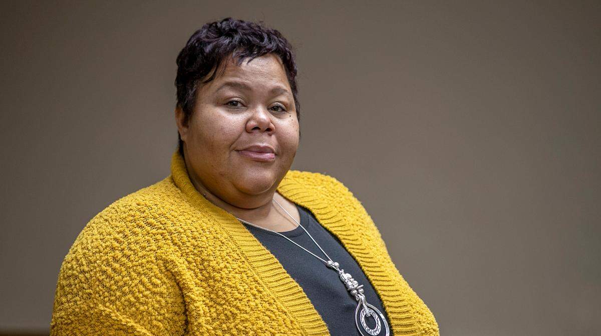 Nicole Johnson is the mother of Clender Edmond Jr.’s two teenage sons. The former Centreville man was murdered on Dec. 3, 2019, near Centralia.