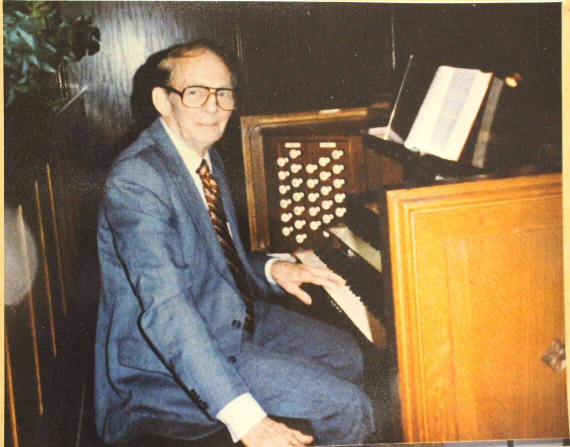 Walmer Brummer built the first pipe organ at St. Peter Evangelical United Church of Christ in Granite City. He died in 1995. Today’s members only half-jokingly maintain that his ghost haunts the premises.