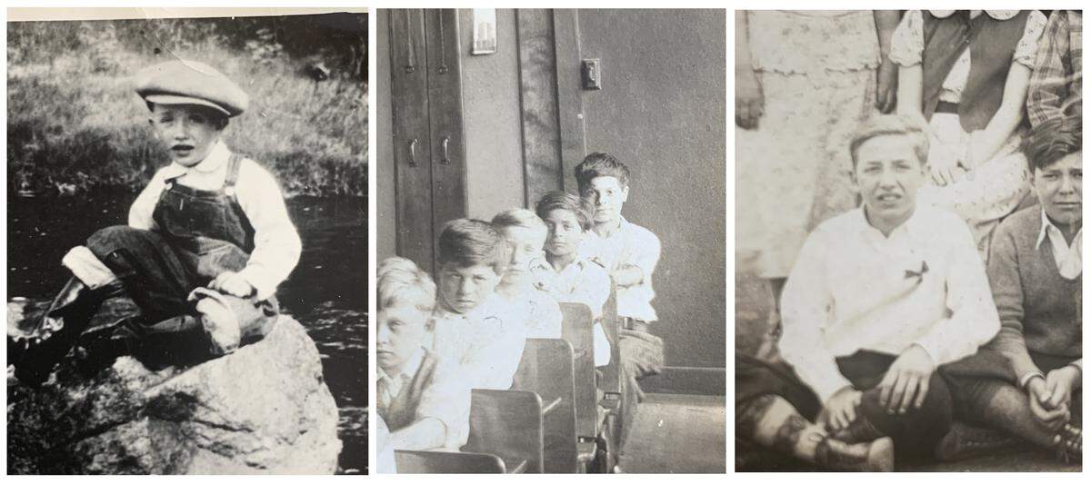 Edward Manthey is shown as a boy growing up in the villages of Bellwood and Maywood, near Chicago, during the 1920s and ’30s. He was born on May 20, 1920.