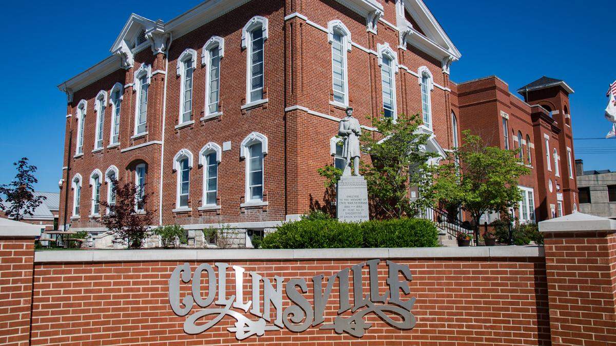 A Collinsville water main break caused a boil order Wednesday, Aug. 17, 2022.