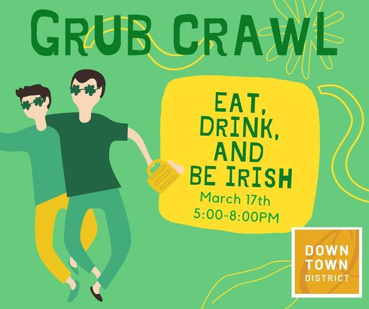 The St. Patrick’s Day Grub Crawl is set for 5-8 p.m. Thursday, March 17, in downtown O’Fallon.