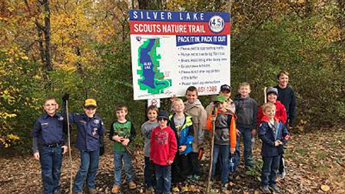 Alhambra Cub Scouts completed a 4.5-mile hike at Silver Lake Park Nov. 3. (pictured)
All local scouts will be taking part in the community service project of Scouting for Food. Scouts hung blue plastic bags on front doors the morning of Nov. 10. Bags were picked up Nov. 17. 