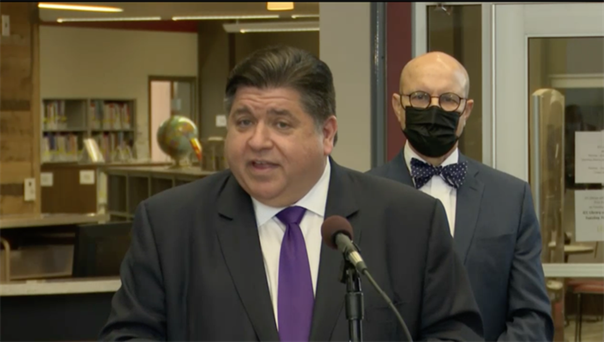Gov. J.B. Pritzker joined local officials Tuesday morning at Illinois Central College to talk about a health care initiative proposed in his budget for Fiscal Year 2023. Pritzker is proposing a $25 million investment aimed at increasing health care opportunities.