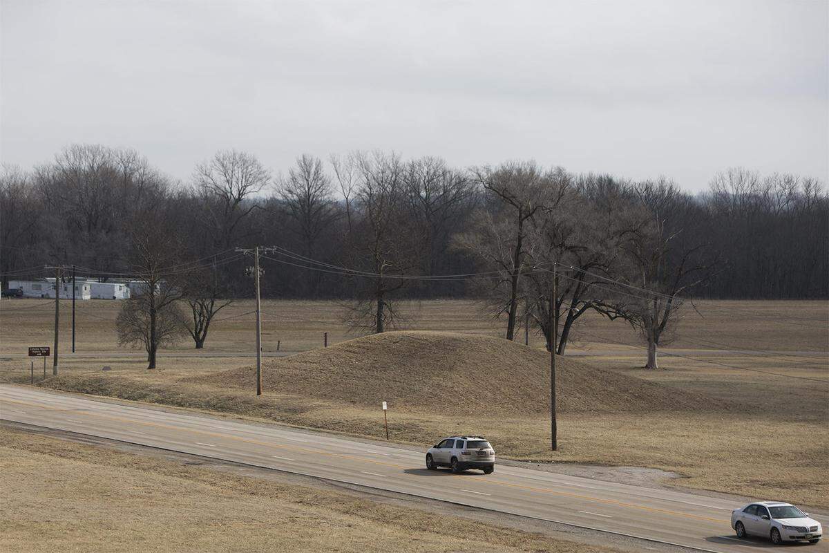 The park contains about 80 mounds, some of which can be seen from the top of Monks Mound.
