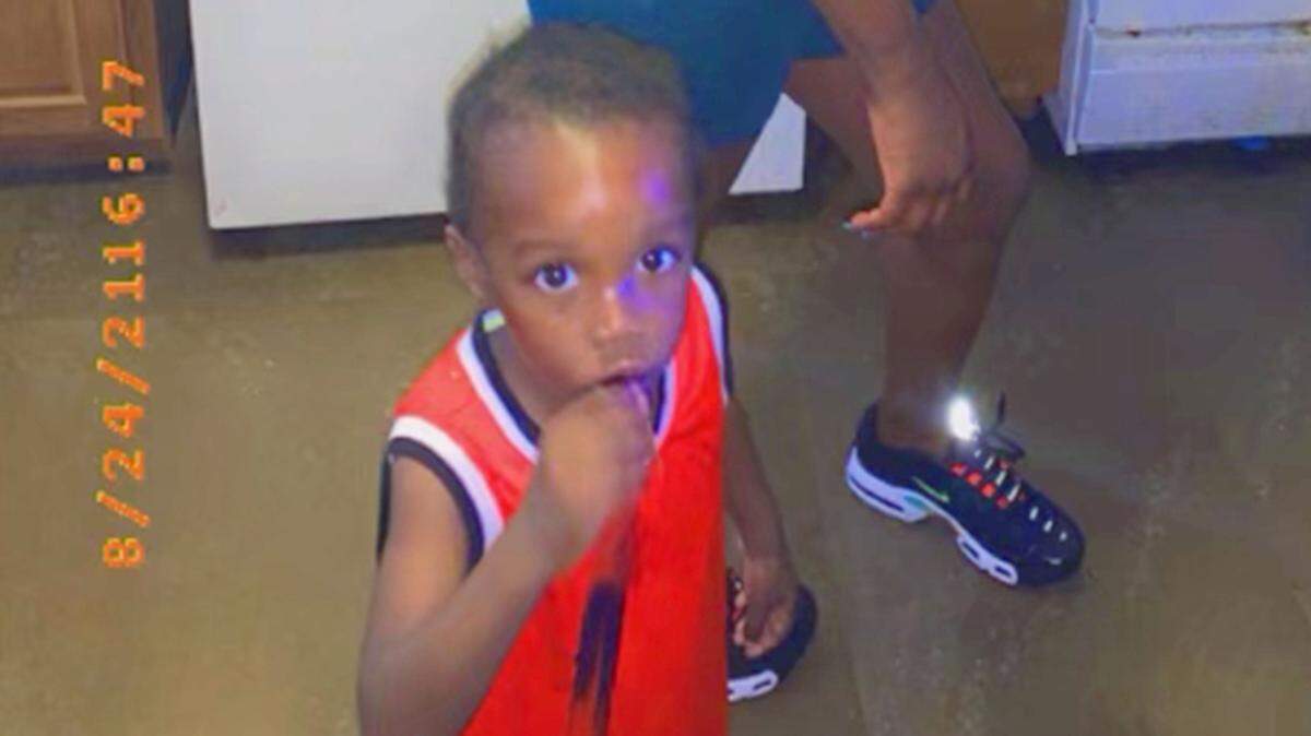 Three-year-old Mason Mitchell had been caught in the crossfire in a shooting that left Mason and six adults injured on Sept. 9. Three men have been charged.