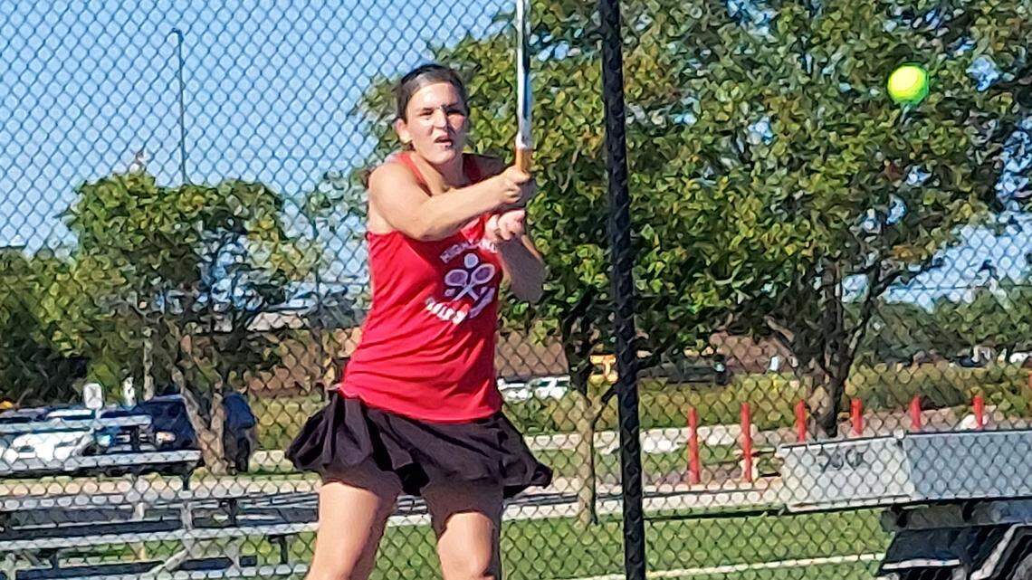 Highland tennis coach sees upside for spring season, despite loss to O’Fallon