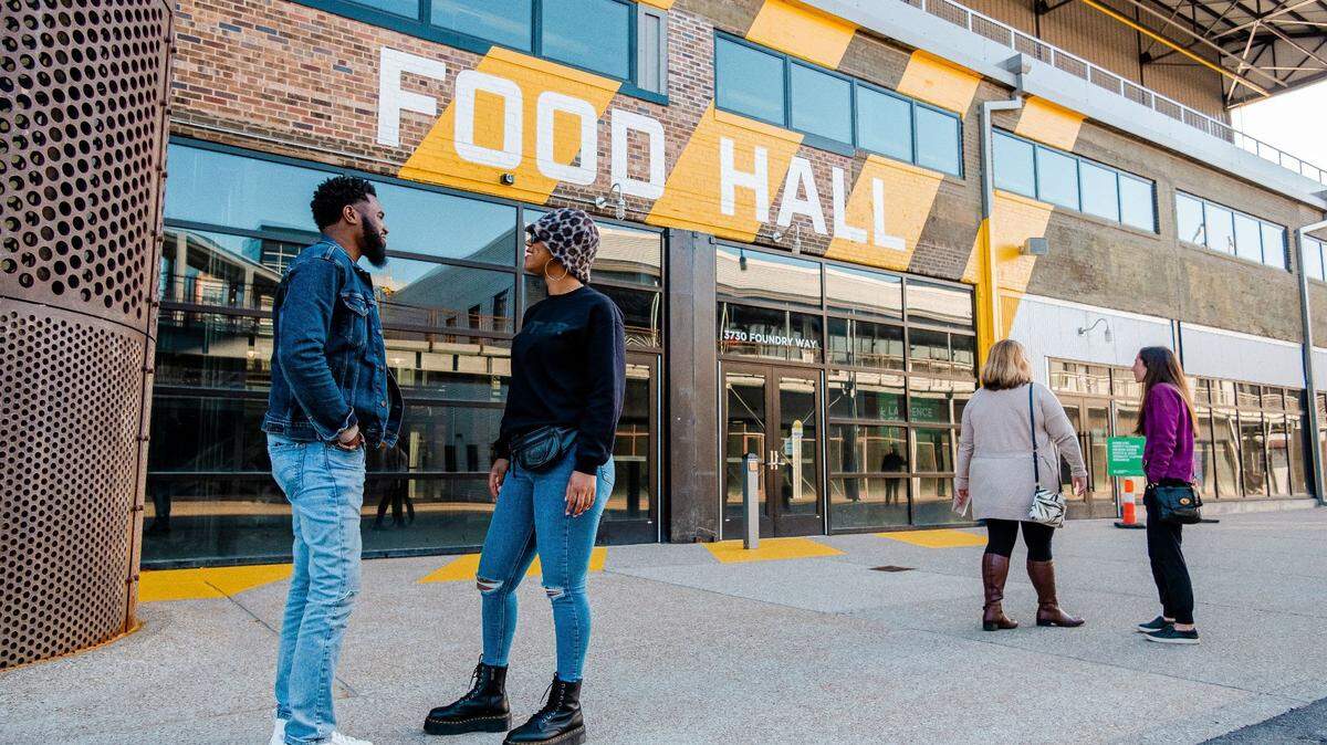 Entrance to the Food Hall at City Foundry