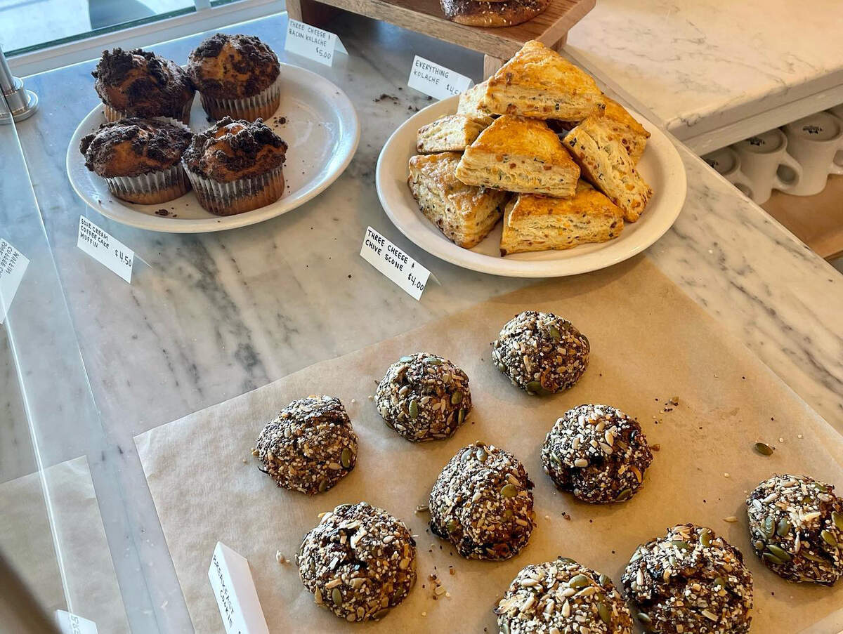 The pastries available at June’s Breakfast + Patio’s preview event