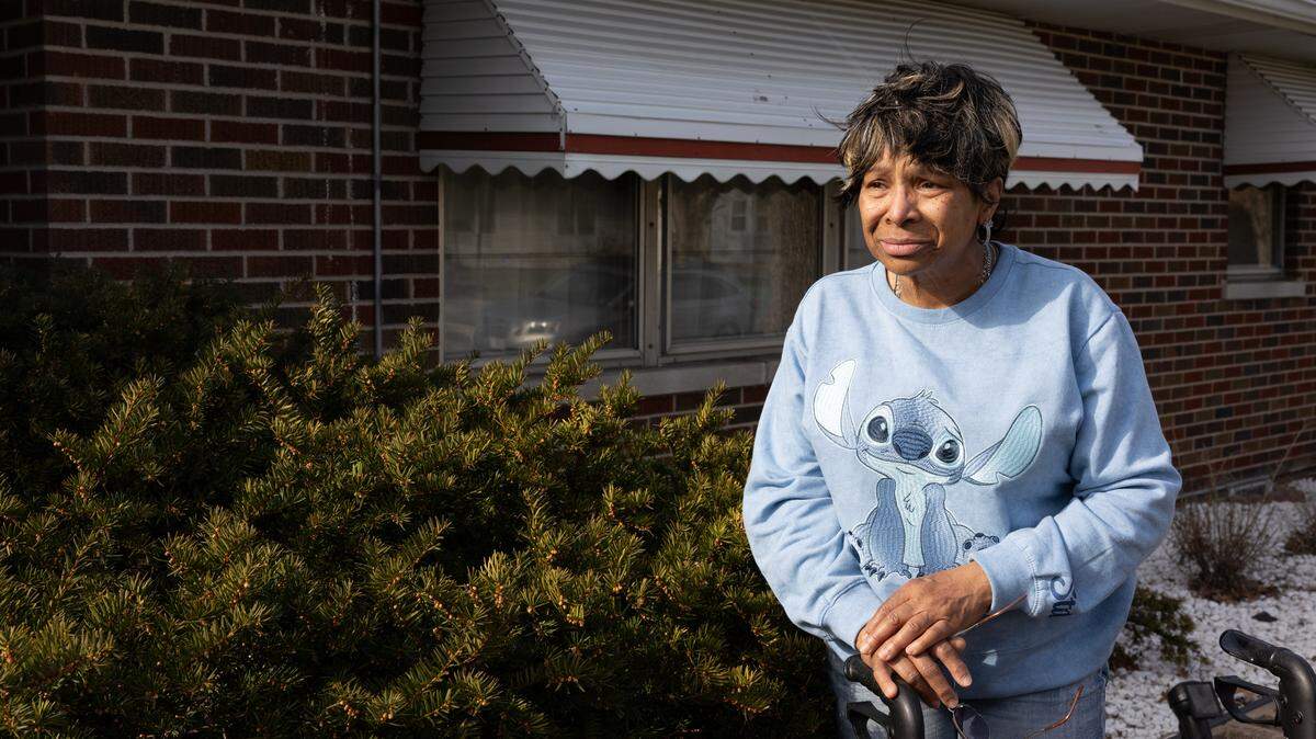 Standing in front of her home for the past 32 years, Yvette Lyles reflects on new findings from community-organized testing that found E. coli in the drinking water in Cahokia Heights. Testing participants, including Lyles, collected water samples from their kitchen sinks over seven months, from June to December.