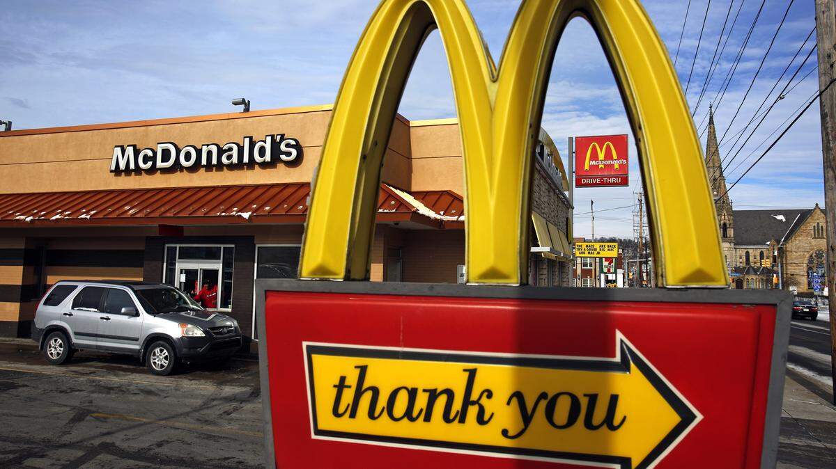 This is an exterior shot of a McDonald's in Pittsburgh, Pennsylvania, on Wednesday, Jan. 31, 2018.