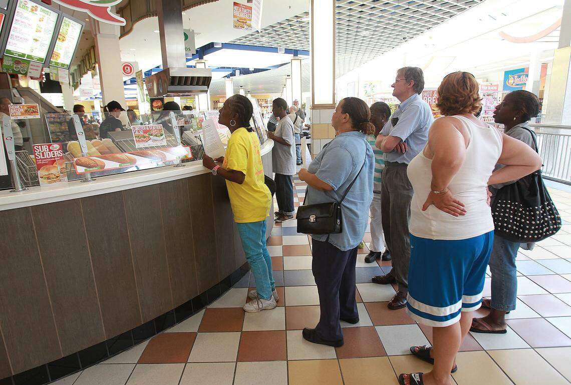 A look at the former Quizno’s food stand.