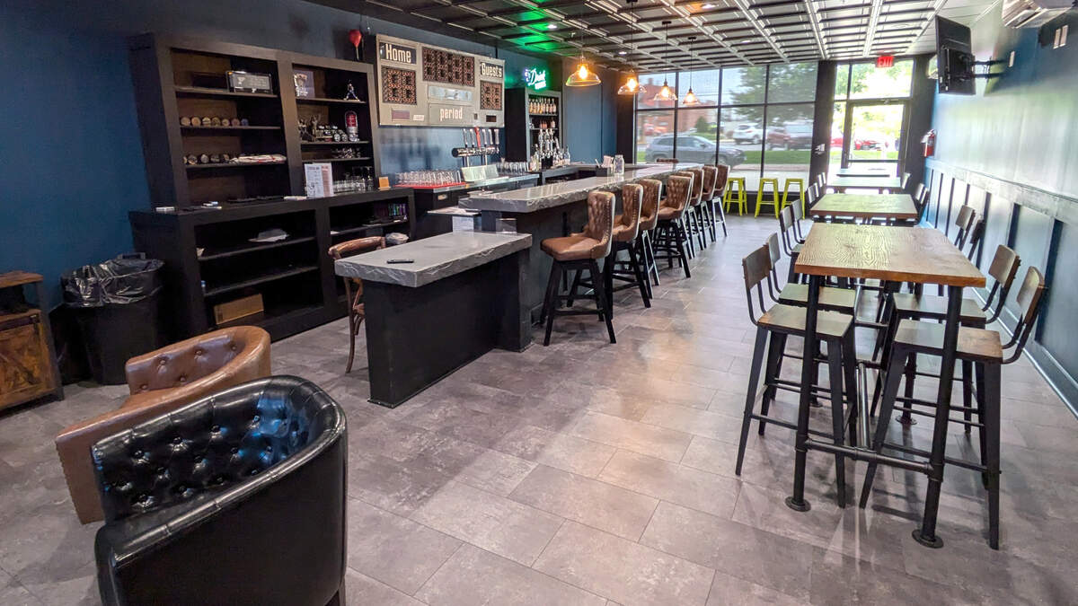 View of The Sports Page Lounge in Collinsville