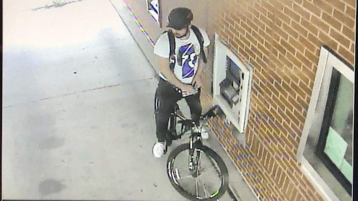 Surveillance photo from the bank.