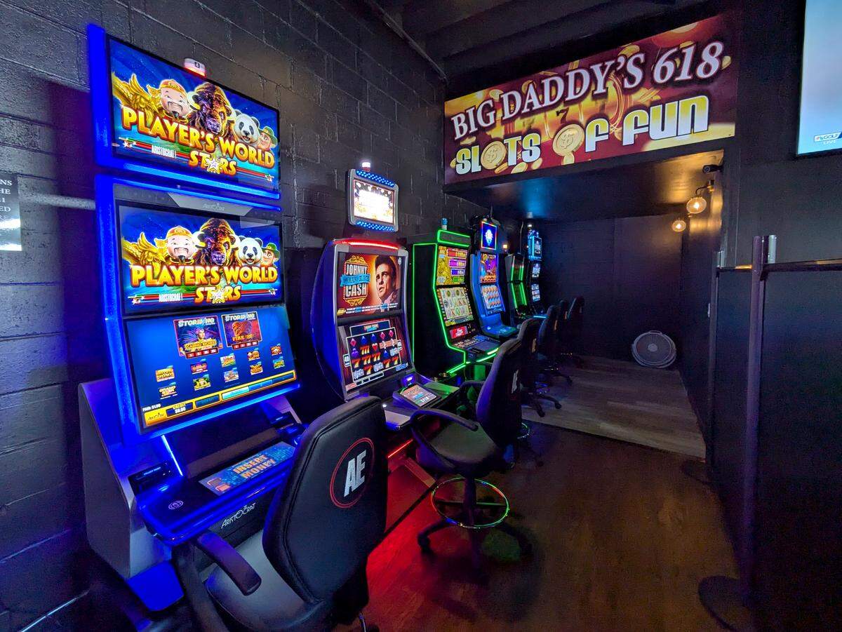 New gaming area at Big Daddy's 618