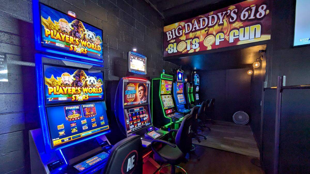 Big Daddy’s 618 in downtown Belleville opened a new video-gambling area earlier this year. The city has allowed poker and slot machines in bars and restaurants since the Video Gaming Act took effect in 2012.