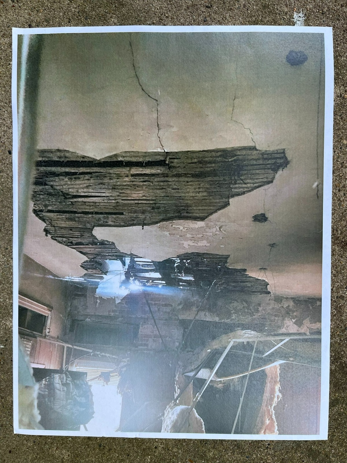 One of about 80 photos taken by Scott Tyler, the city of Belleville’s director of health, housing and building, inside a derelict building at 1013 W. Main St. that is slated for demolition.