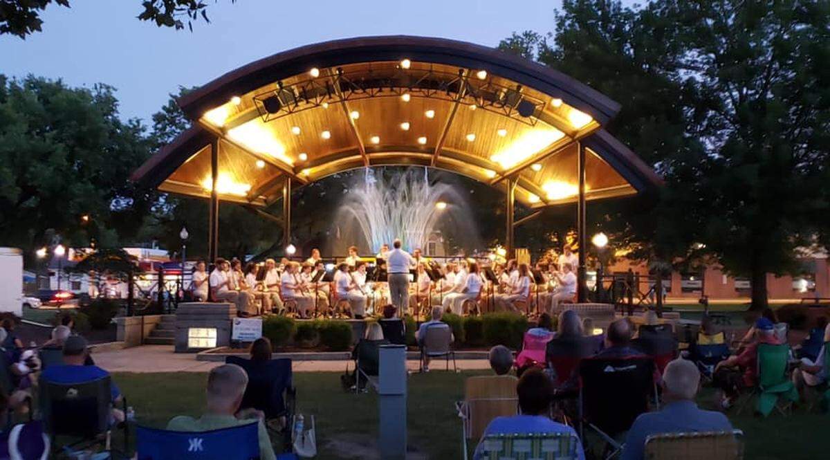 The Highland Muny Band will perform at approximately 8 p.m. Friday, July 1, at Downtown Square in Highland. The band will perform all summer and this is free and open to the public.