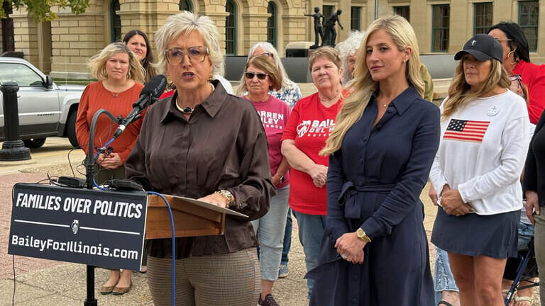 Illinois GOP candidate Bailey’s wife pushes back on claims in Pritzker ads