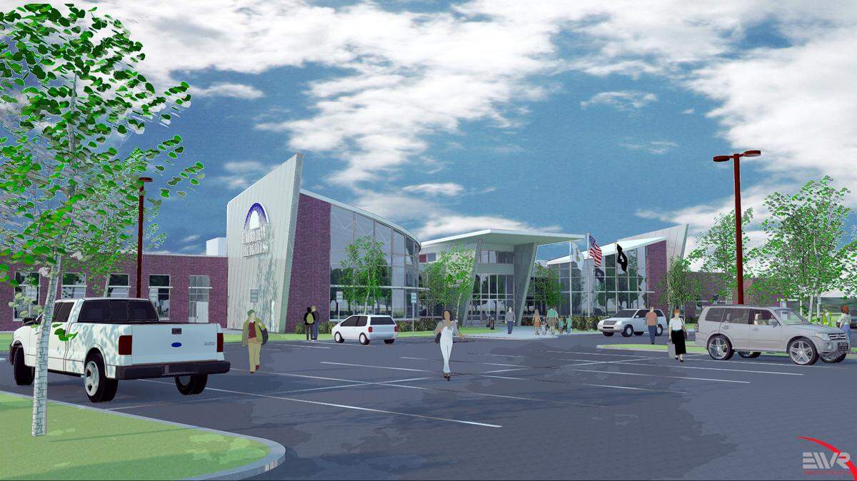This new artist rendering shows what the Fairview Heights recreation complex, which will be called The REC, will look like when construction is completed early next year.