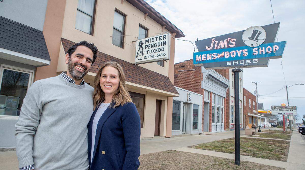 Paolo Guazzini and Jessica (Jacober) Guazzini became the owners of Jim’s Suits & Tuxedos last year. Since then, they’ve made a lot of changes.
