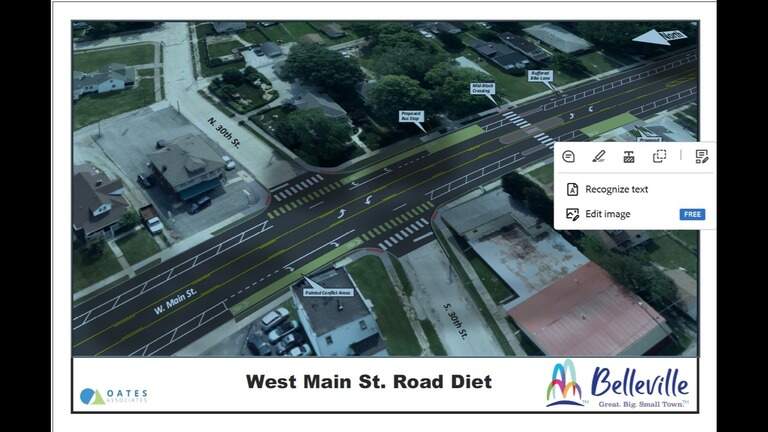 Belleville to spend $4.1 million to reduce lanes, add bike paths on West Main