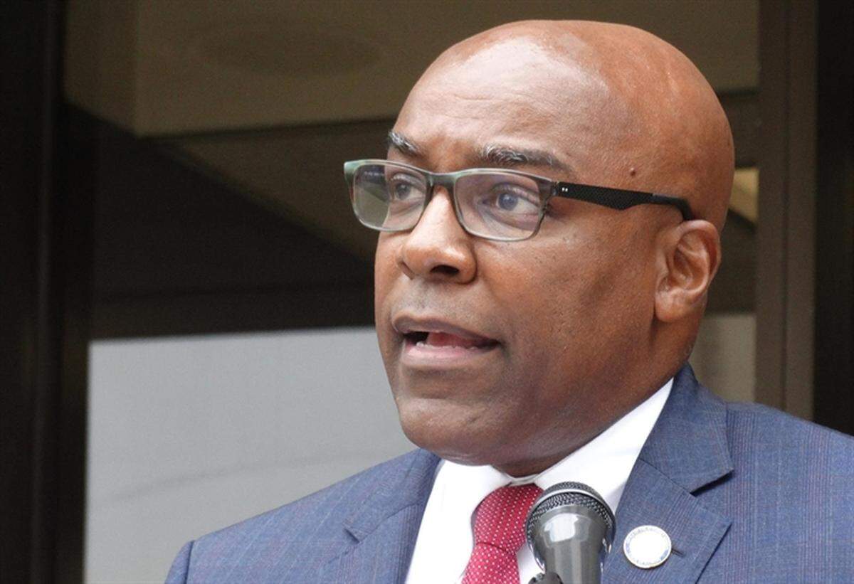 Pictured is Illinois Attorney General Kwame Raoul. The assault weapons ban Gov. J.B. Pritzker signed into law in January is back in force after a federal appeals court Thursday blocked a temporary injunction that a lower court judge in East St. Louis issued April 28.