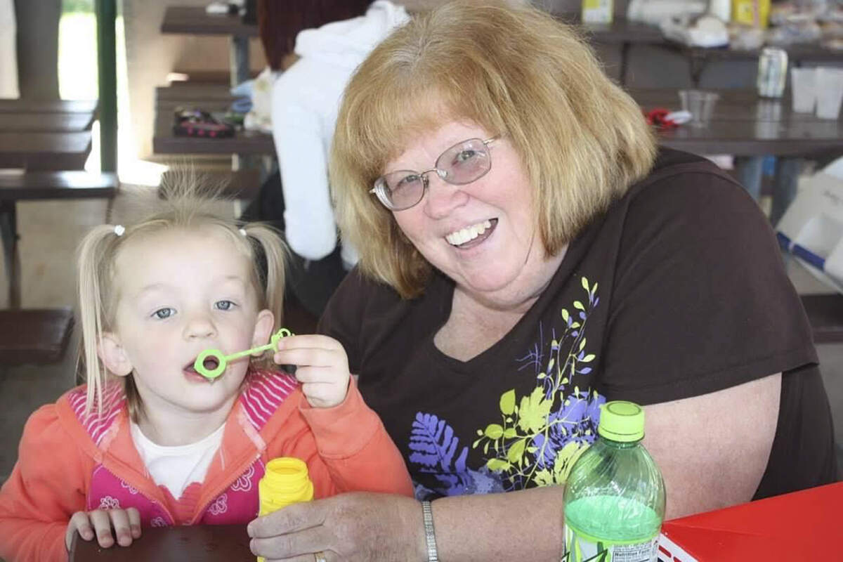 Granddaughter Abigail Heimann and Judy Heimann