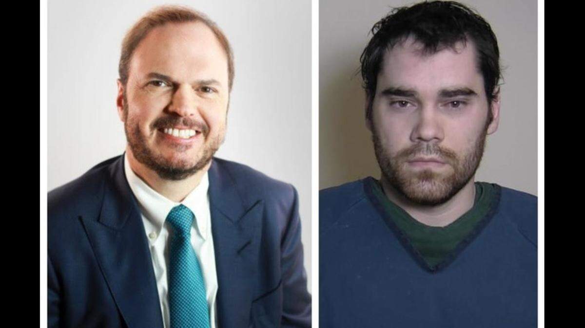 Timothy Banowetz, right, pleaded guilty on Tuesday to the stabbing death of attorney and philanthropist Randy Gori in his rural Edwardsville home on Jan. 4, 2020.
