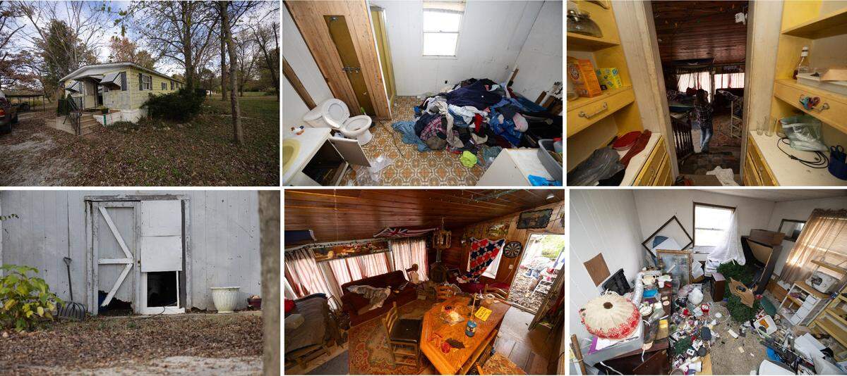 A mobile home owned by Jake Brewer on property of George E. Hilgard American Legion Post 58 in rural Freeburg has been trashed by squatters and ransacked by thieves in the past two years.