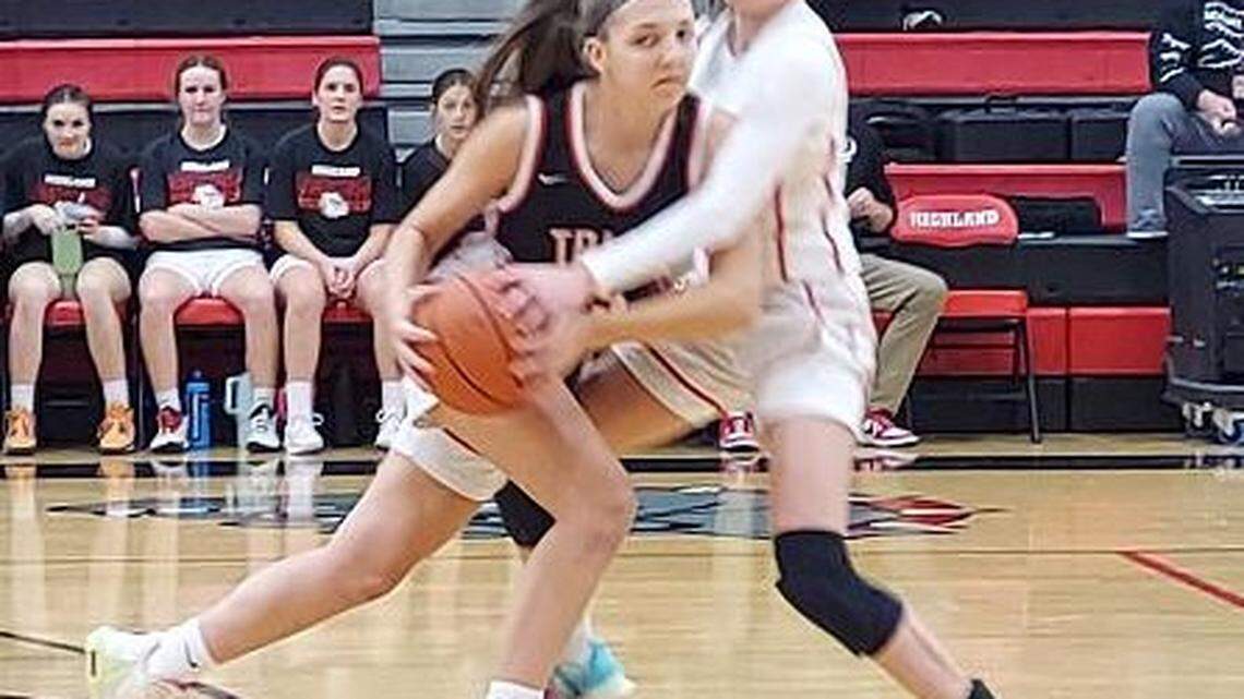 Highland girls rally to win over rival Triad in high school basketball