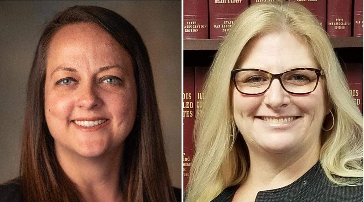Zachary Capers is being represented by Madison County Public Defender Mary Copeland, right. The lead prosecutor is Crystal Uhe, a special assistant state’s attorney from the Illinois State’s Attorneys Appellate Prosecutor’s office.