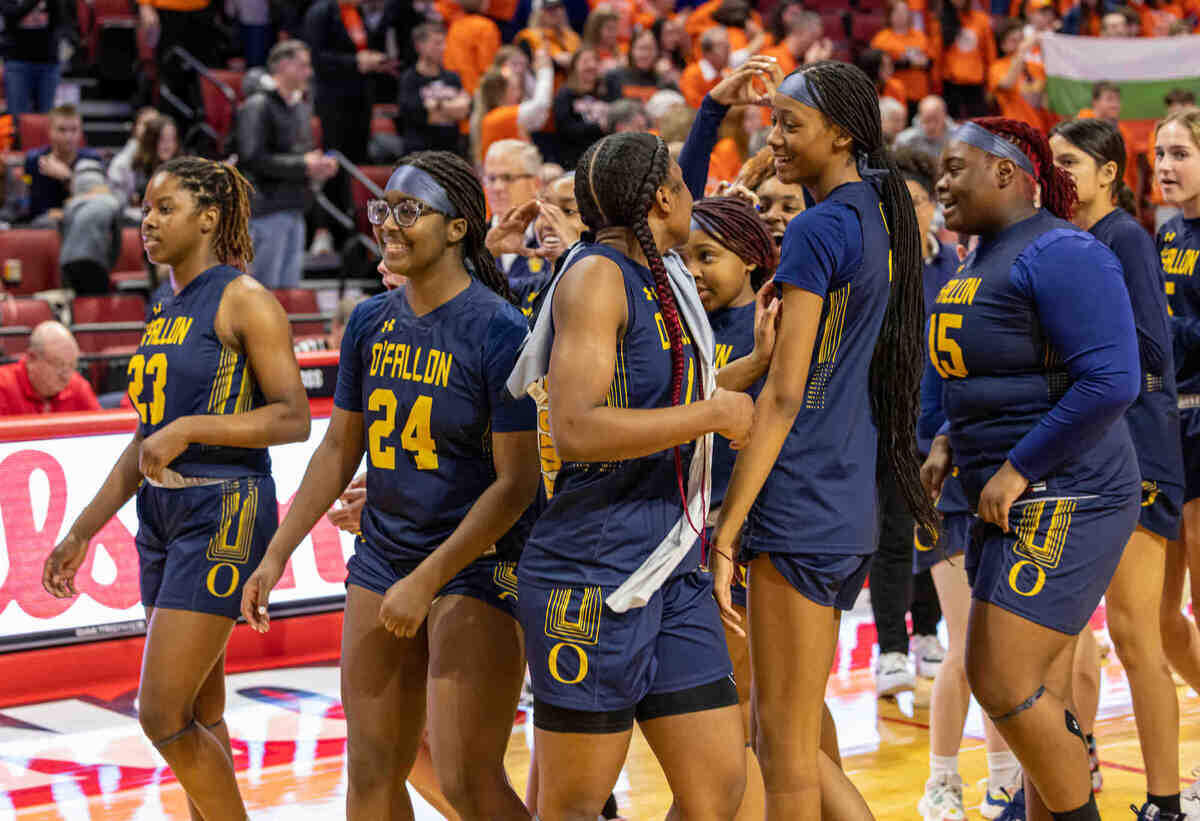 O’Fallon as seen after their 77-60 win over Hersey in Friday’s IHSA Class 4A state semifinals game. The Panthers now will play for the state championship.