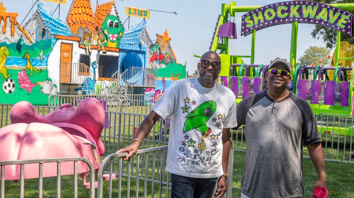 Alien Fest organizers Tony Price and Les Crump are looking forward to their event on August 26 and 27 in Horner Park Lebanon, Illinois. The event will feature music, food, rides, movies, costume constest, guest speakers, vendors, movies and more.