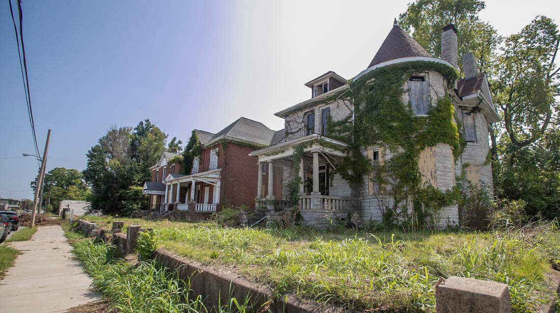 The Katherine Dunham Museum board of directors is working to restore the three homes formerly owned by Katherine Dunham. They are located near the corner of College Avenue and Katherine Dunham Place in East St. Louis across from Vivian Adams Early Childhood Education Center.
