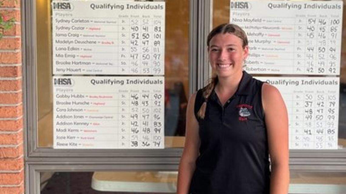 Coziar will be lone Highland golfer to represent the Bulldogs at Class 2A State Tourney