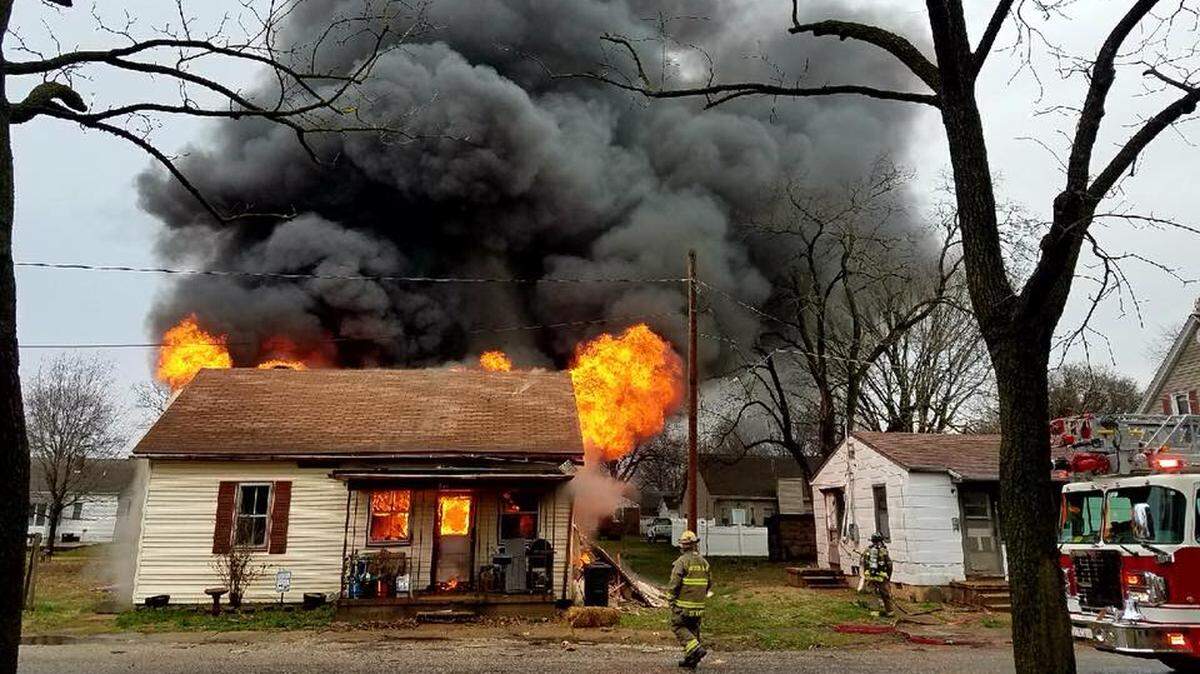 A Mascoutah family lost everything in a house fire Tuesday morning.