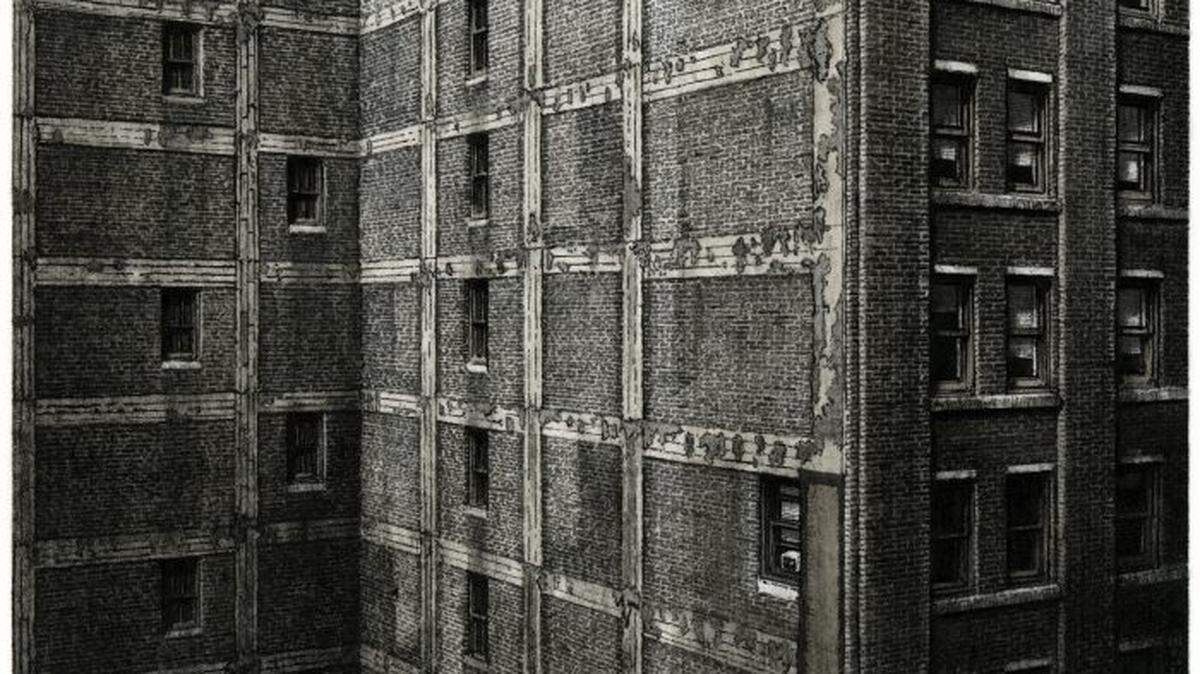 This piece by pen-and-ink artist Taylor Mazer is shown on the 2021 website of Belleville’s Art on the Square. He won the Best of Show Award over the weekend.