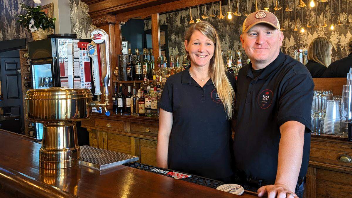Allison and Robb Wiesen, owners of 1860 Public House in Red Bud