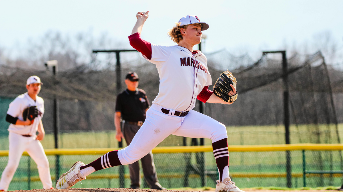 Belleville West hurler JD Kramer delivers a pitch during a game this season. Kramer is the winner of this week’s Belleville News-Democrat Baseball Player of the Week high school poll, as selected by readers of bnd.com.
