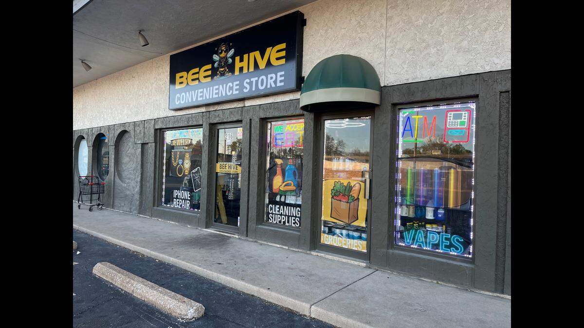 Bee Hive Convenience Store is located in The Arcades shopping center in west Belleville. The owner, Gerriel Greenwood, recently was granted a special-use permit to sell liquor.