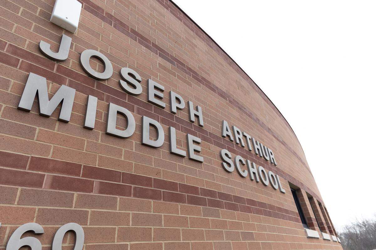 Outside of Joseph Arthur Middle School in O’Fallon.