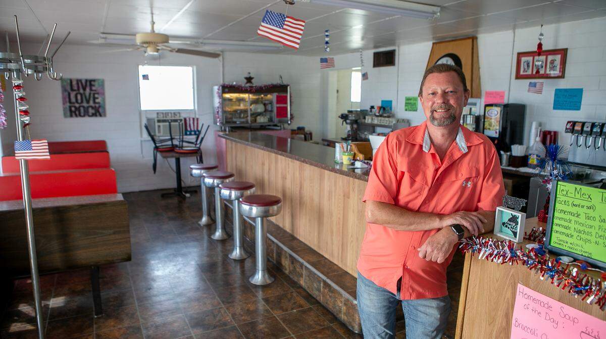 Jimmy Johnson is the new owner of Moore’s Restaurant in Belleville. He bought it because he didn’t want to see it close after 35 years in business.