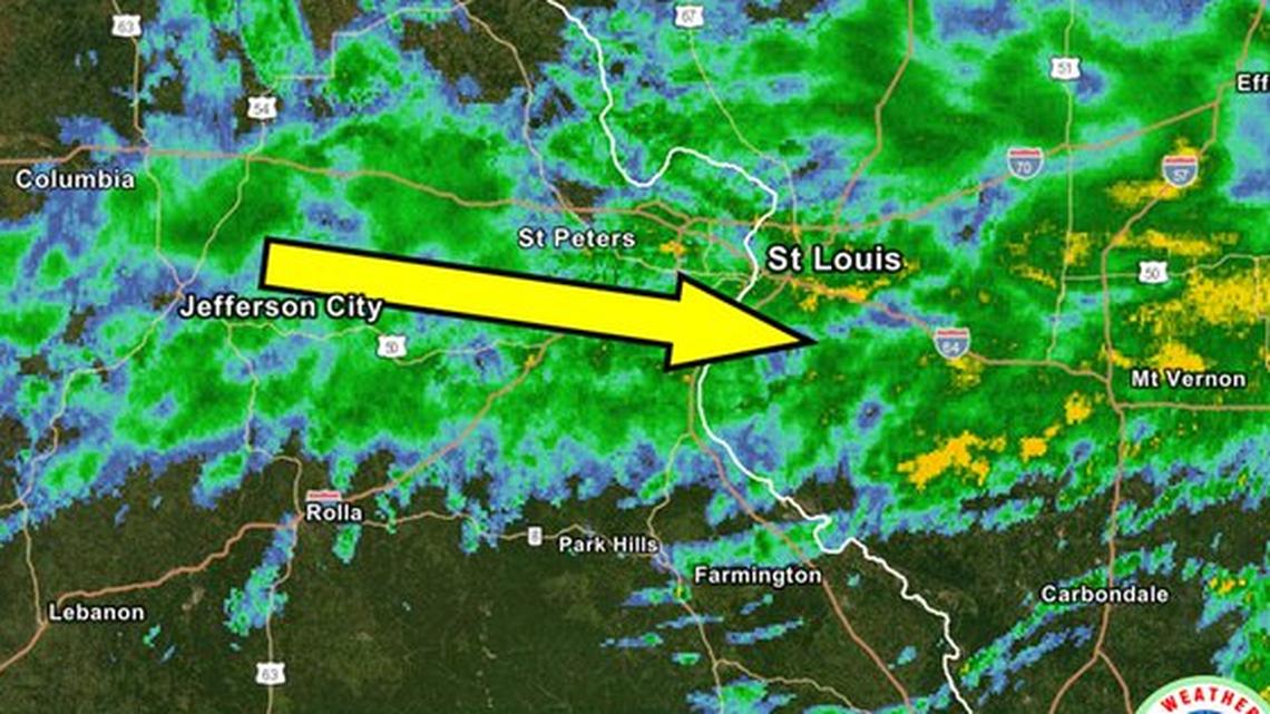 When can the metro-east expect relief from the rain? Here’s the latest forecast