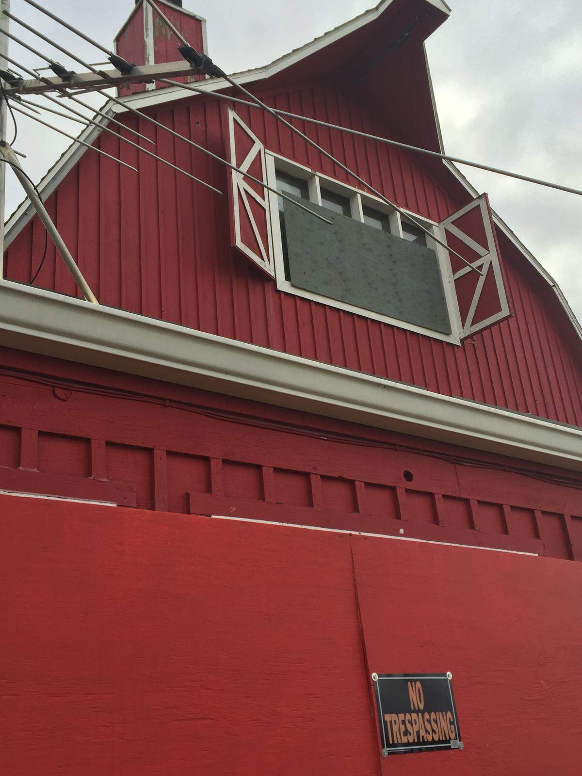 The Red Barn was built as a dairy barn in the early 1900s on Country Lane in Shiloh, long before subdivisions, shopping centers and other developments moved into the area. This detail shot was taken in 2015.