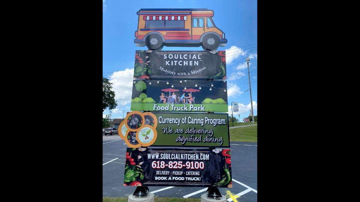 Signage at the Soulcial Kitchen’s Swansea campus