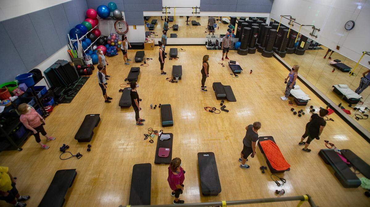 Membership at the Belleville Health and Sports Center includes many free classes, including the Power Cut group exercise class.